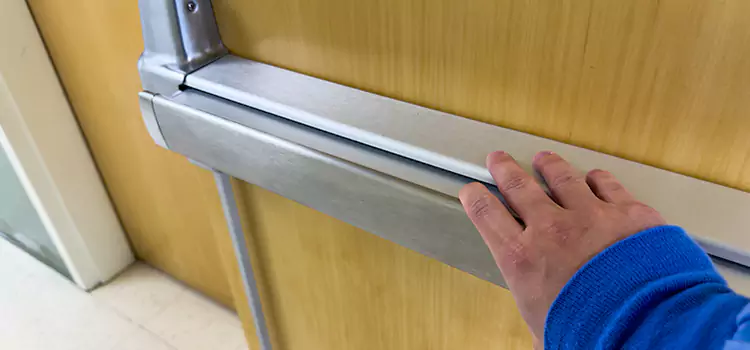 Installing a Push Bar on a Door Wethersfield